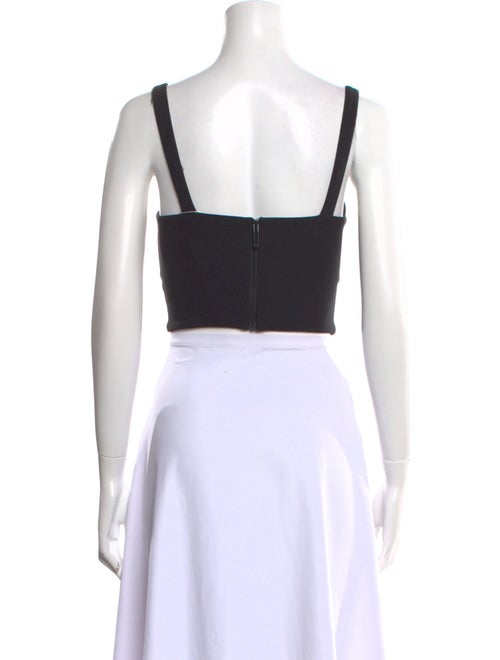 Dion Lee Square Neckline Sleeveless Crop Top