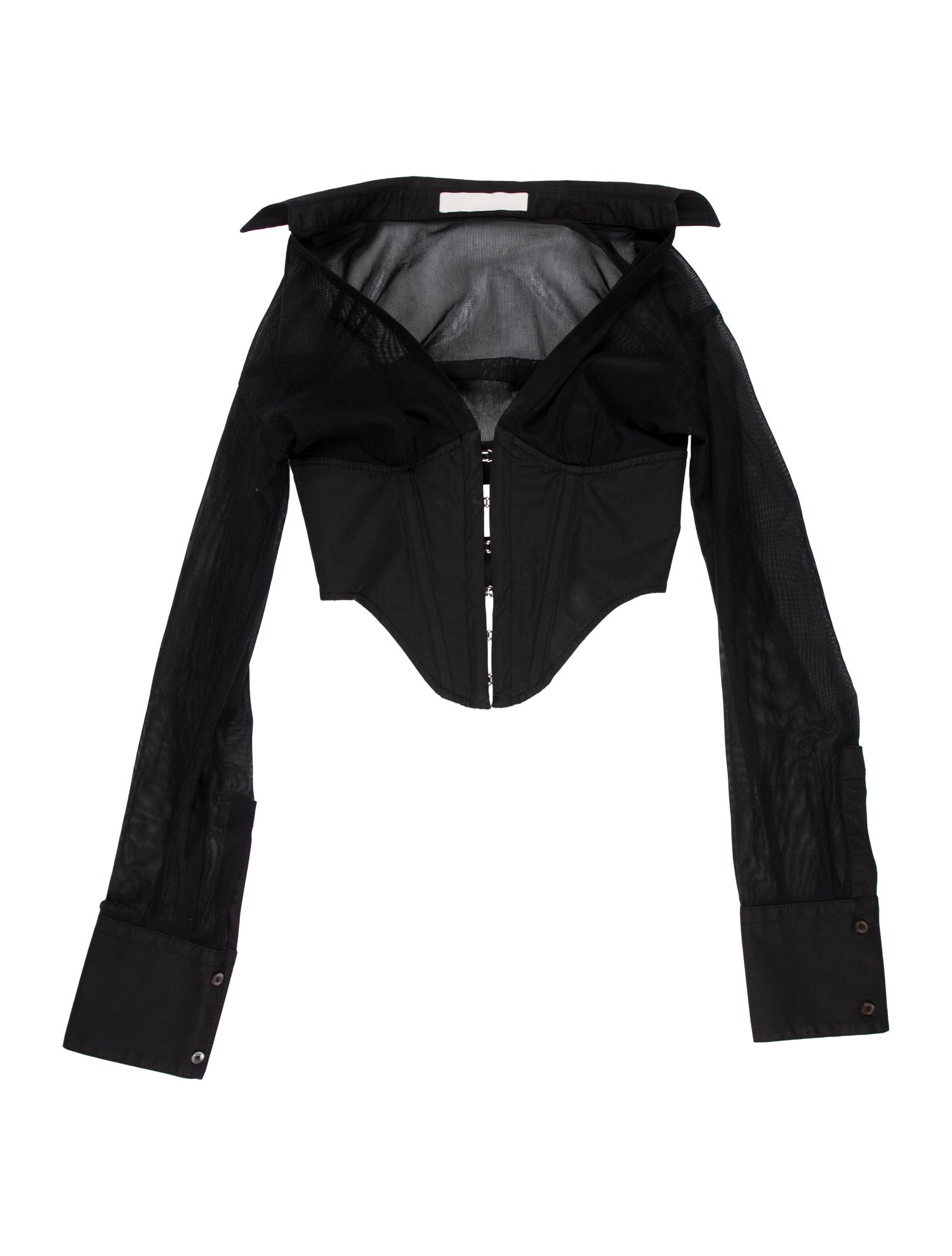 Dion Lee Long Sleeve Crop Top