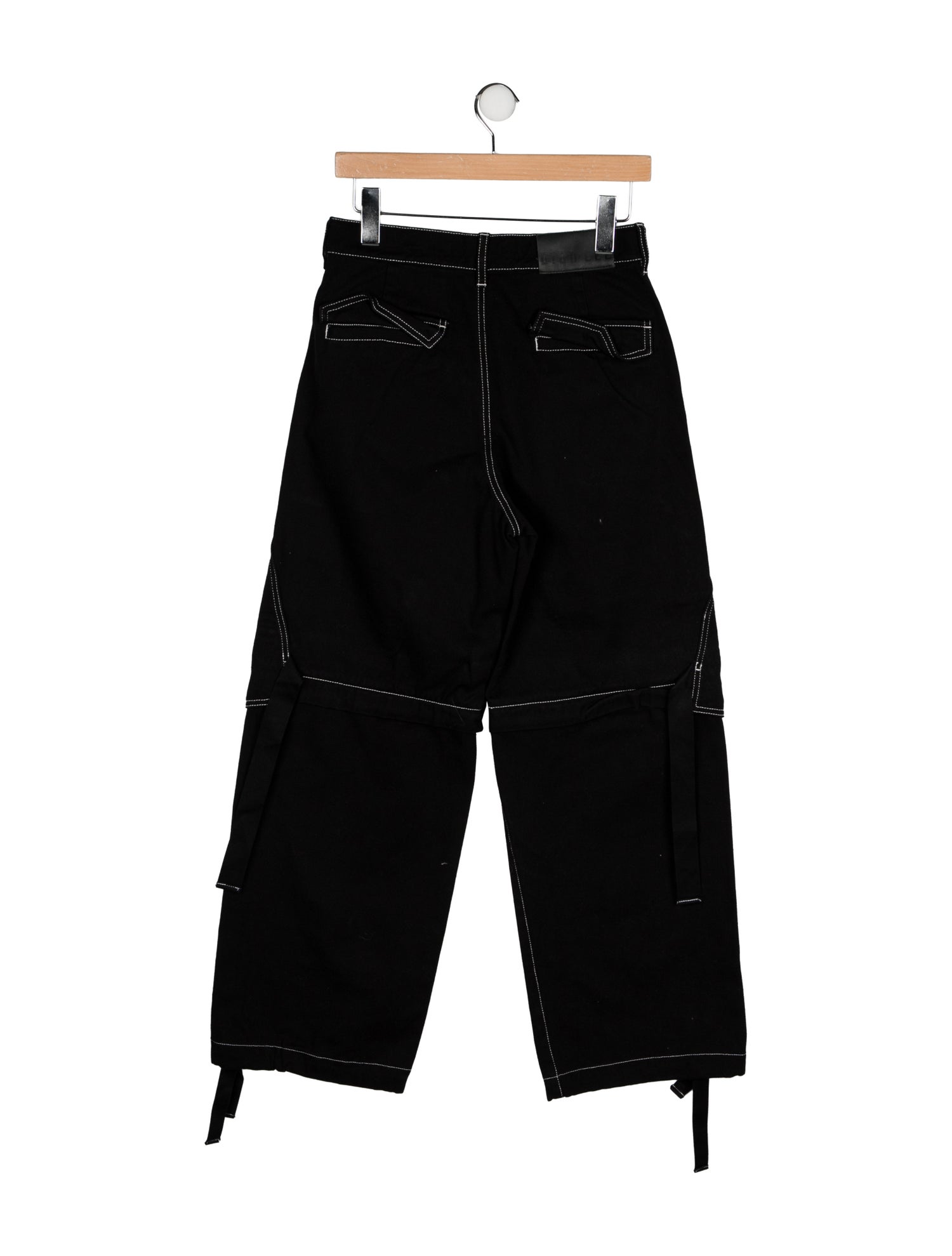 Dion Lee Mid-Rise Wide Leg Jeans