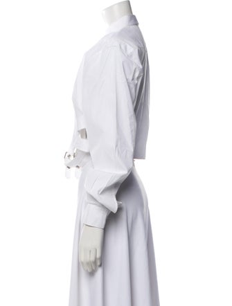 Dion Lee Long Sleeve Crop Top