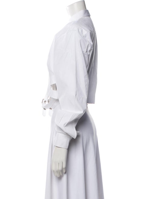 Dion Lee Long Sleeve Crop Top