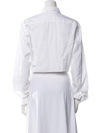 Dion Lee Long Sleeve Crop Top