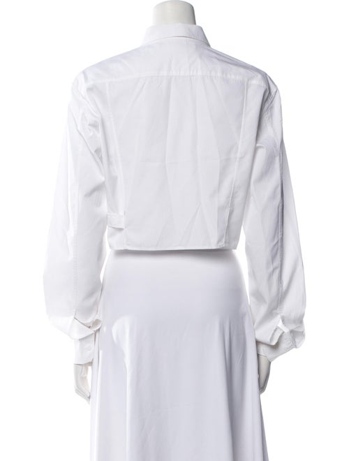 Dion Lee Long Sleeve Crop Top