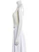 Dion Lee Square Neckline Sleeveless Crop Top