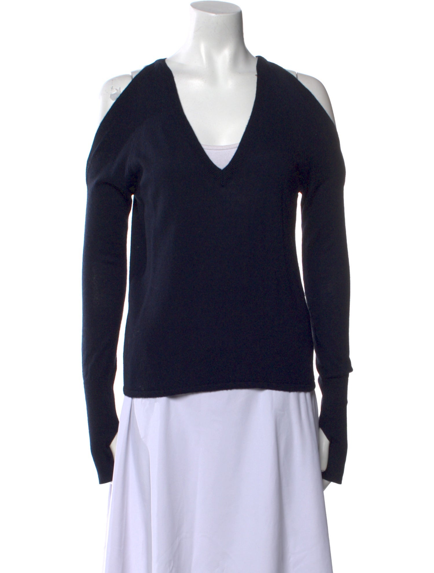 Dion Lee Merino Wool V-Neck Sweater