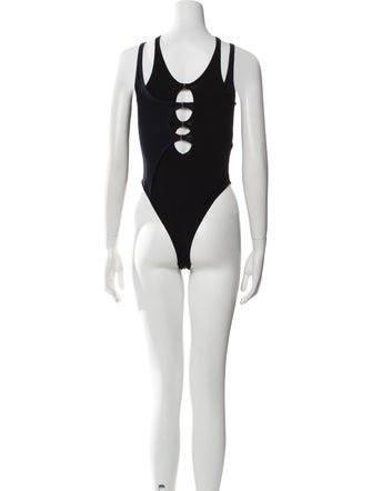 Dion Lee Bateau Neckline Sleeveless Bodysuit