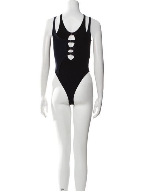 Dion Lee Bateau Neckline Sleeveless Bodysuit