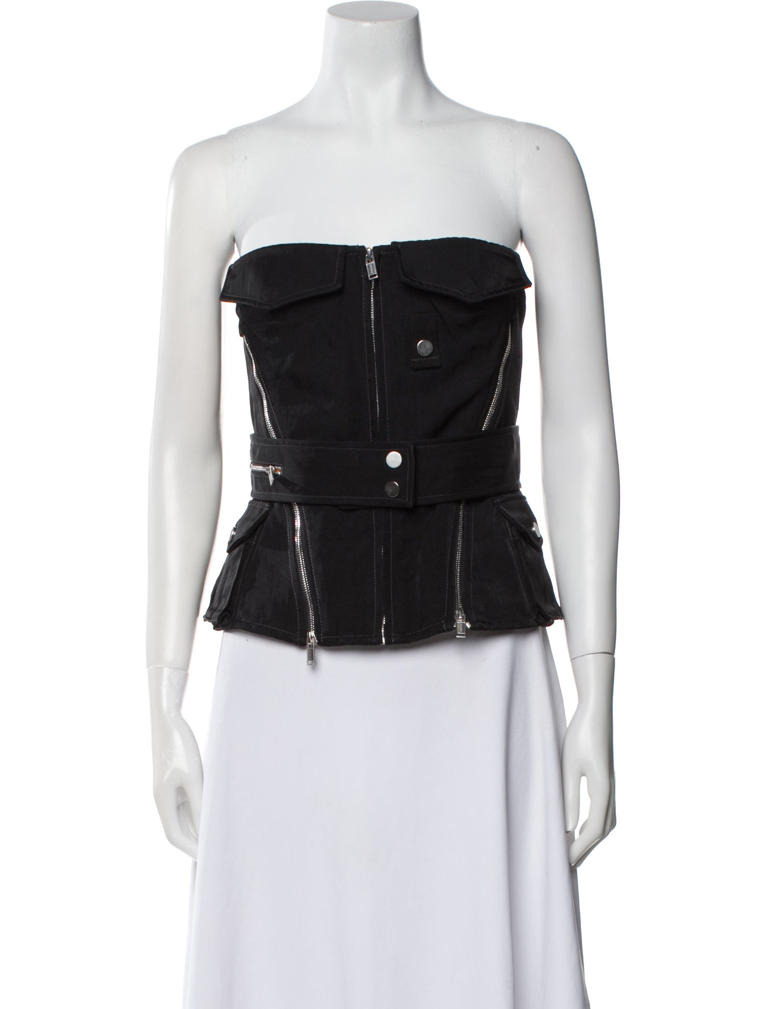 Dion Lee Strapless Crop Top