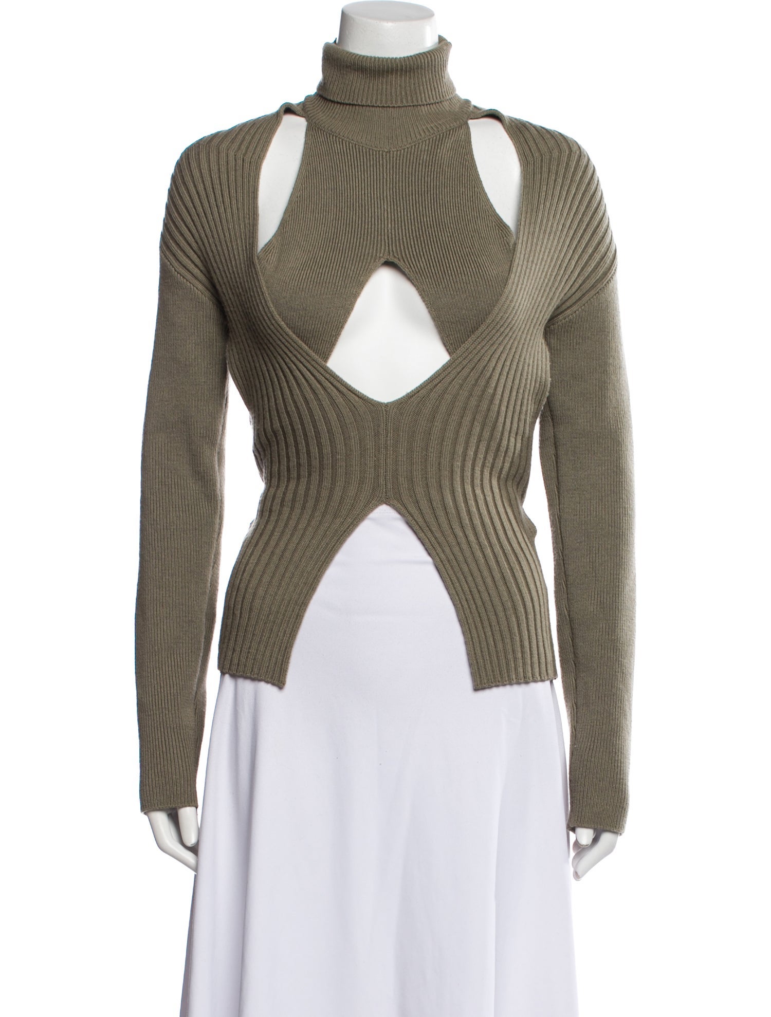 Dion Lee Wool Turtleneck Sweater