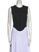 Dion Lee Crew Neck Sleeveless Crop Top