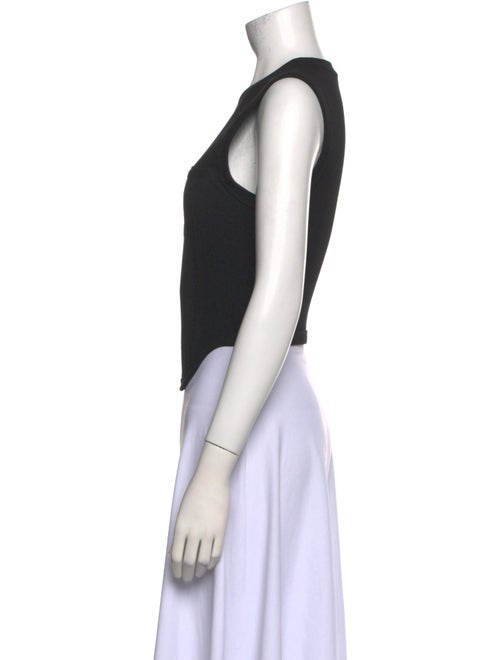 Dion Lee Crew Neck Sleeveless Crop Top