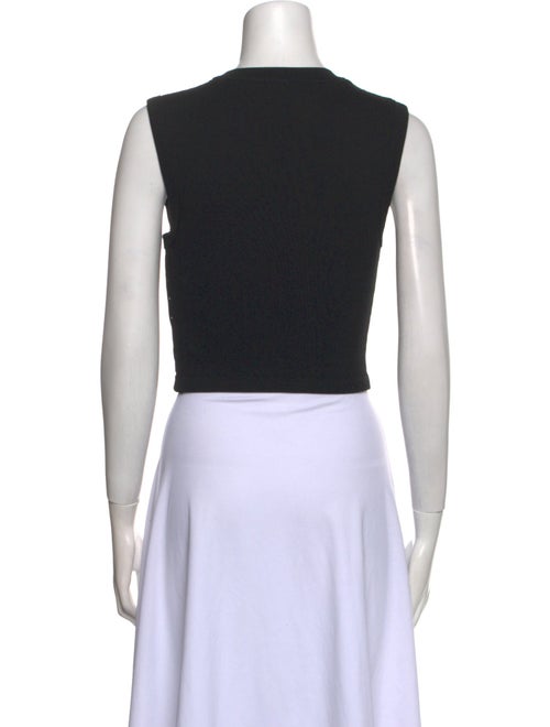 Dion Lee Crew Neck Sleeveless Crop Top
