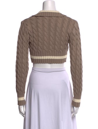 Dion Lee Striped V-Neck Sweater