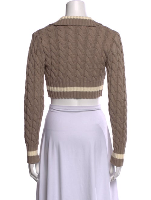 Dion Lee Striped V-Neck Sweater