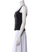 Dion Lee Square Neckline Sleeveless Crop Top