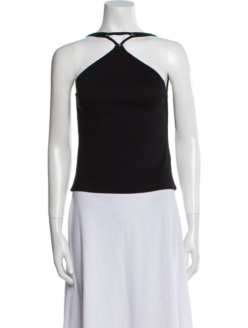 Dion Lee Halterneck Sleeveless Crop Top