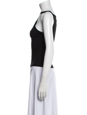 Dion Lee Halterneck Sleeveless Crop Top