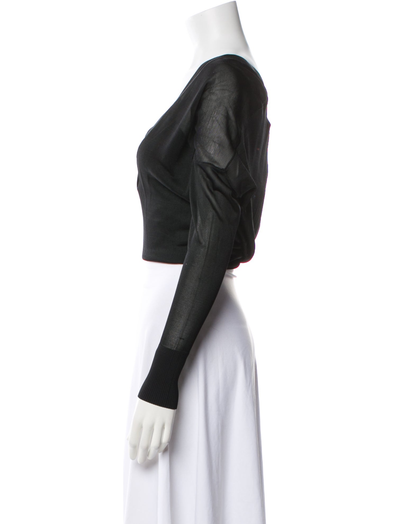 Dion Lee Cable Knit V-Neck Crop Top w/ Tags