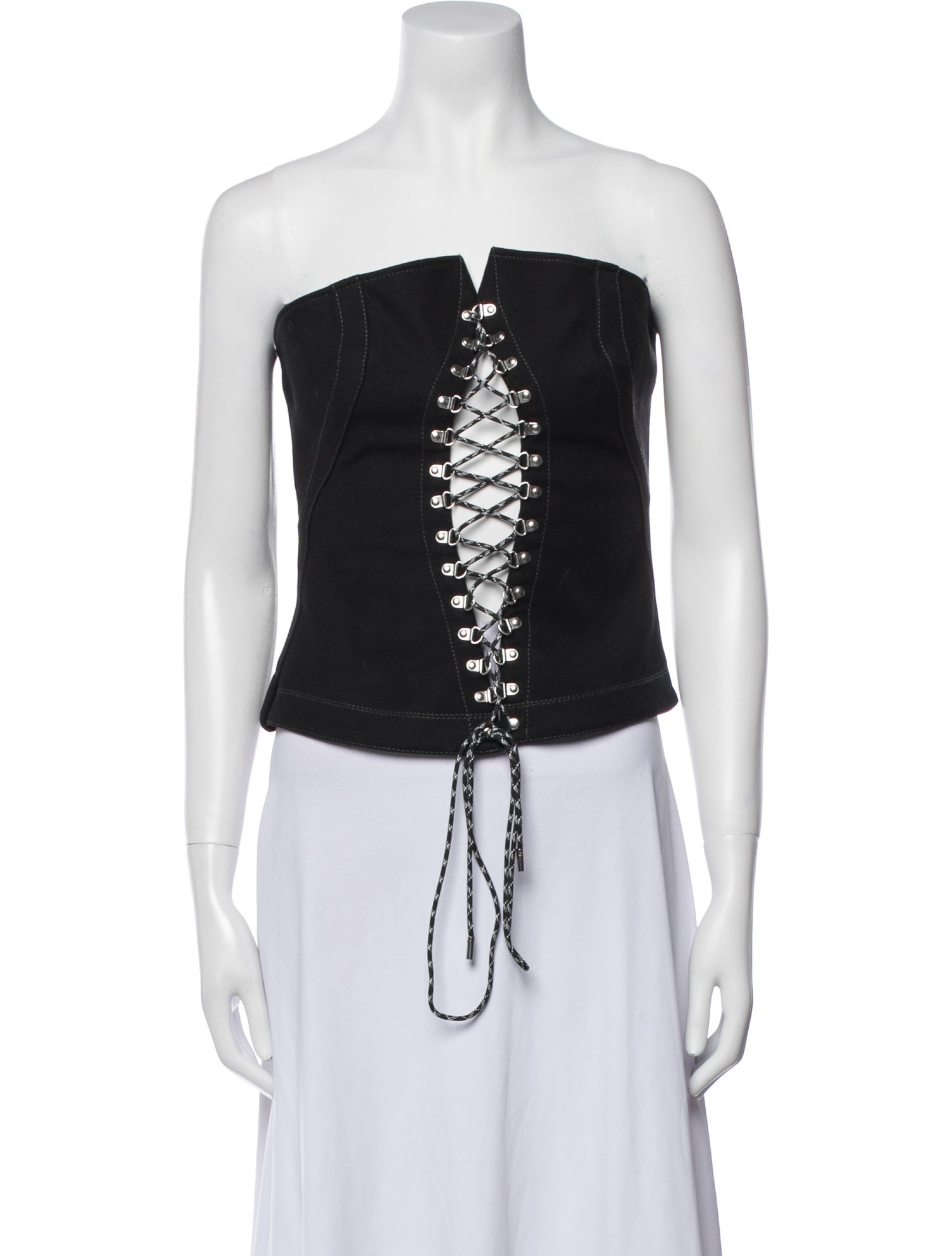 Dion Lee Strapless Crop Top