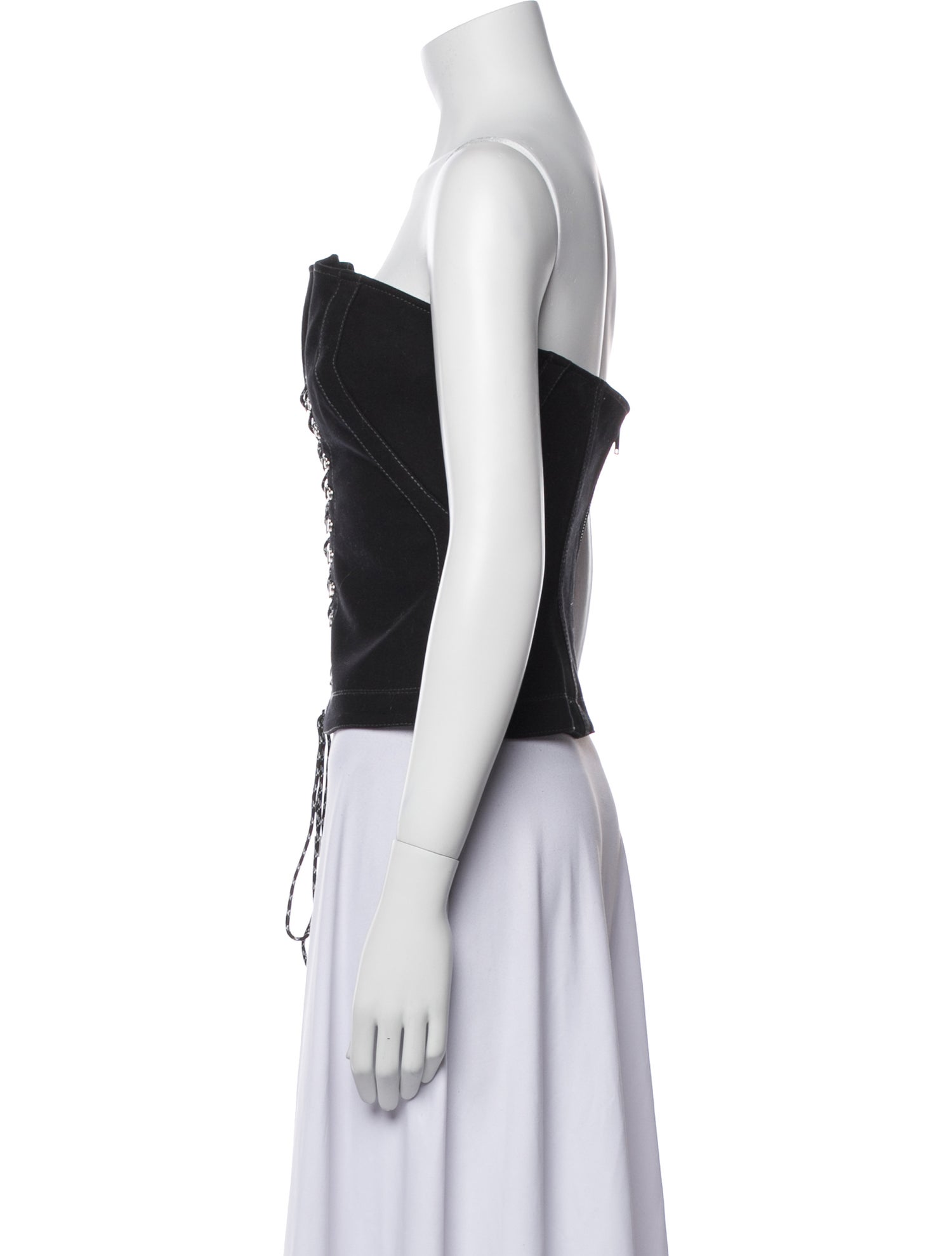 Dion Lee Strapless Crop Top