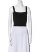 Dion Lee Merino Wool Square Neckline Crop Top