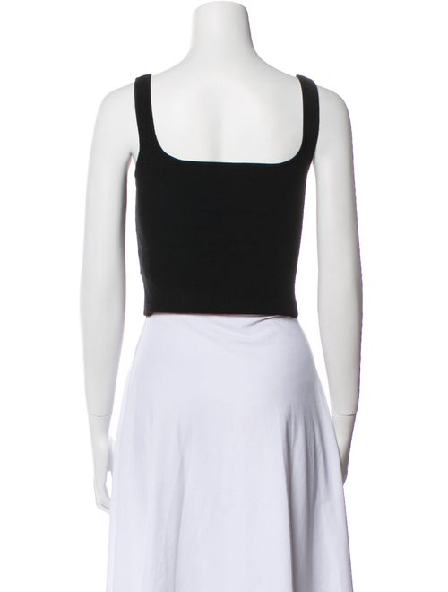 Dion Lee Merino Wool Square Neckline Crop Top