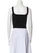 Dion Lee Merino Wool Square Neckline Crop Top