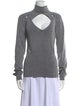 Dion Lee Merino Wool Mock Neck Sweater