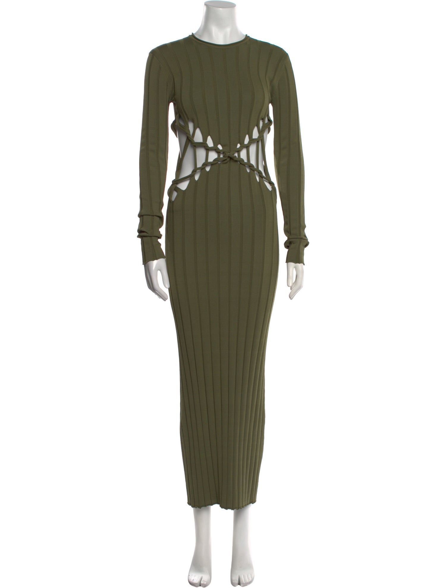 Dion Lee Crew Neck Long Dress