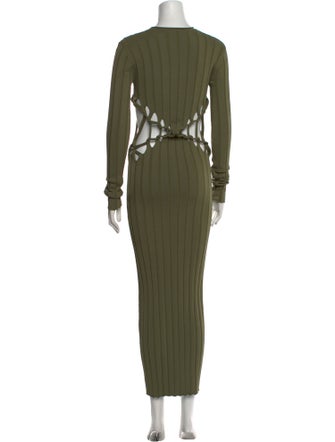 Dion Lee Crew Neck Long Dress