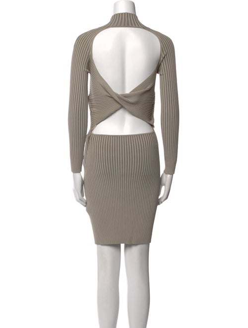 Dion Lee Mock Neck Mini Dress