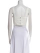 Dion Lee Square Neckline Sleeveless Crop Top
