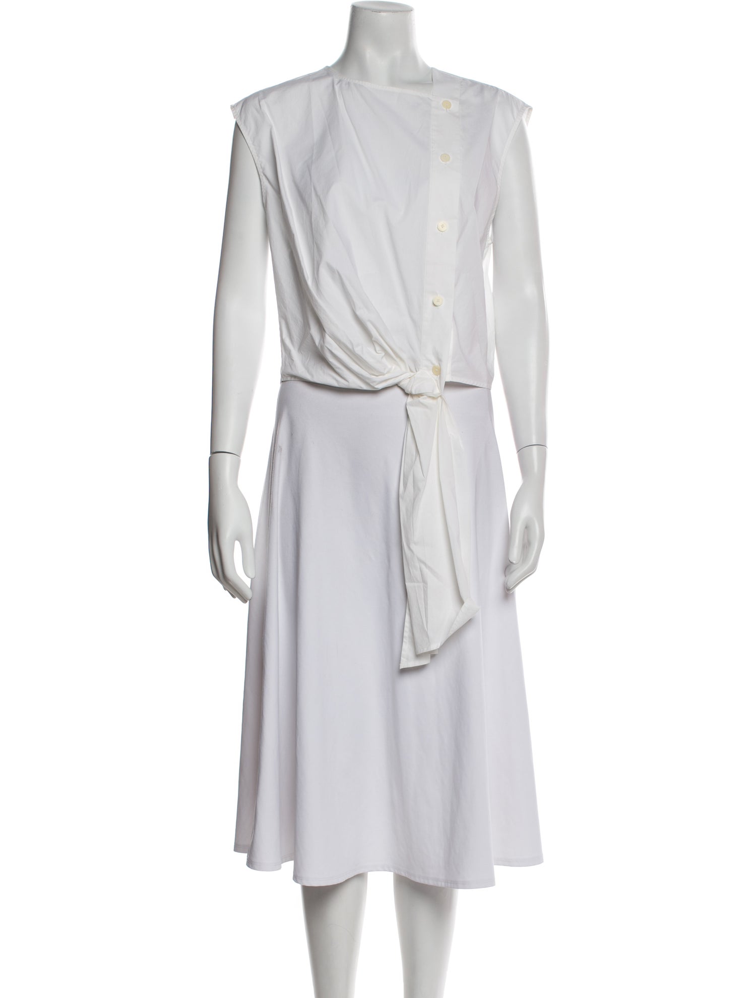 Dion Lee Bateau Neckline Sleeveless Tunic