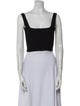 Dion Lee Square Neckline Sleeveless Crop Top