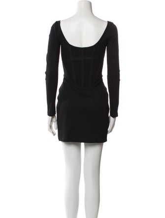 Dion Lee Scoop Neck Mini Dress