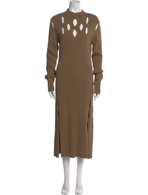 Dion Lee Mock Neck Long Dress