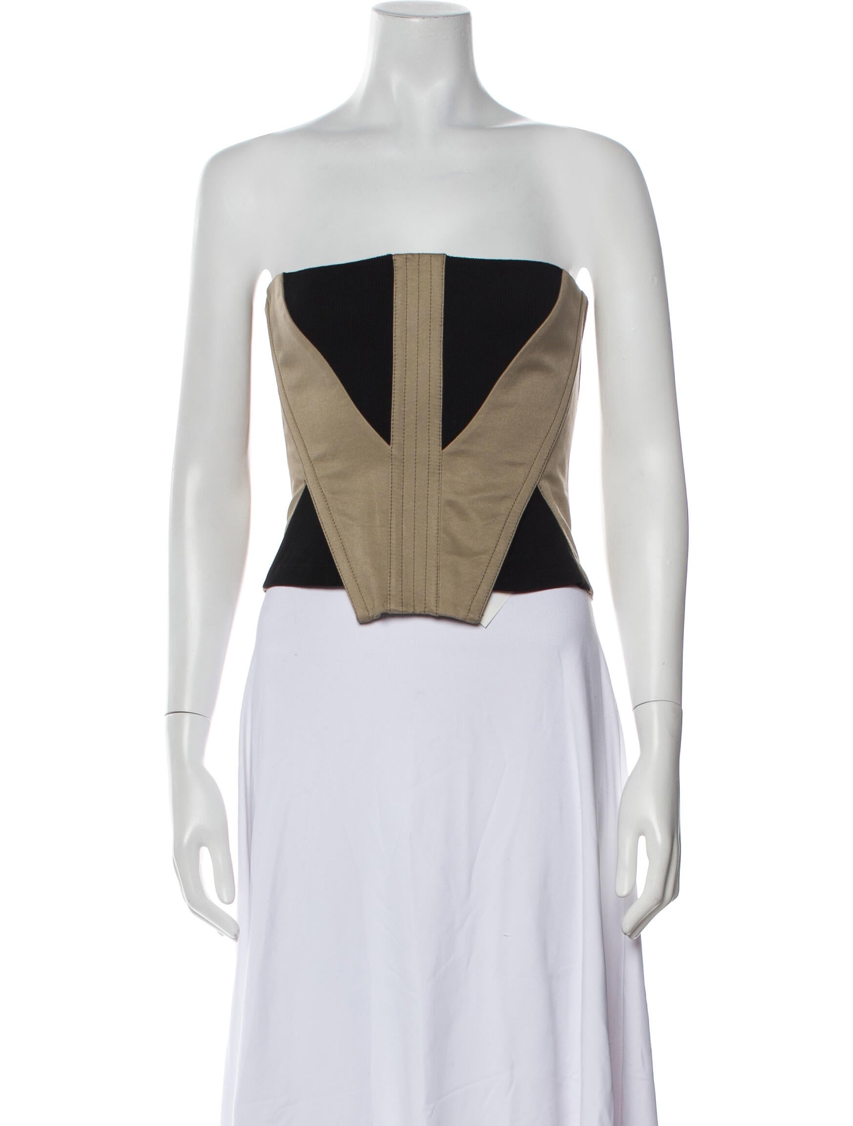 Dion Lee Strapless Crop Top