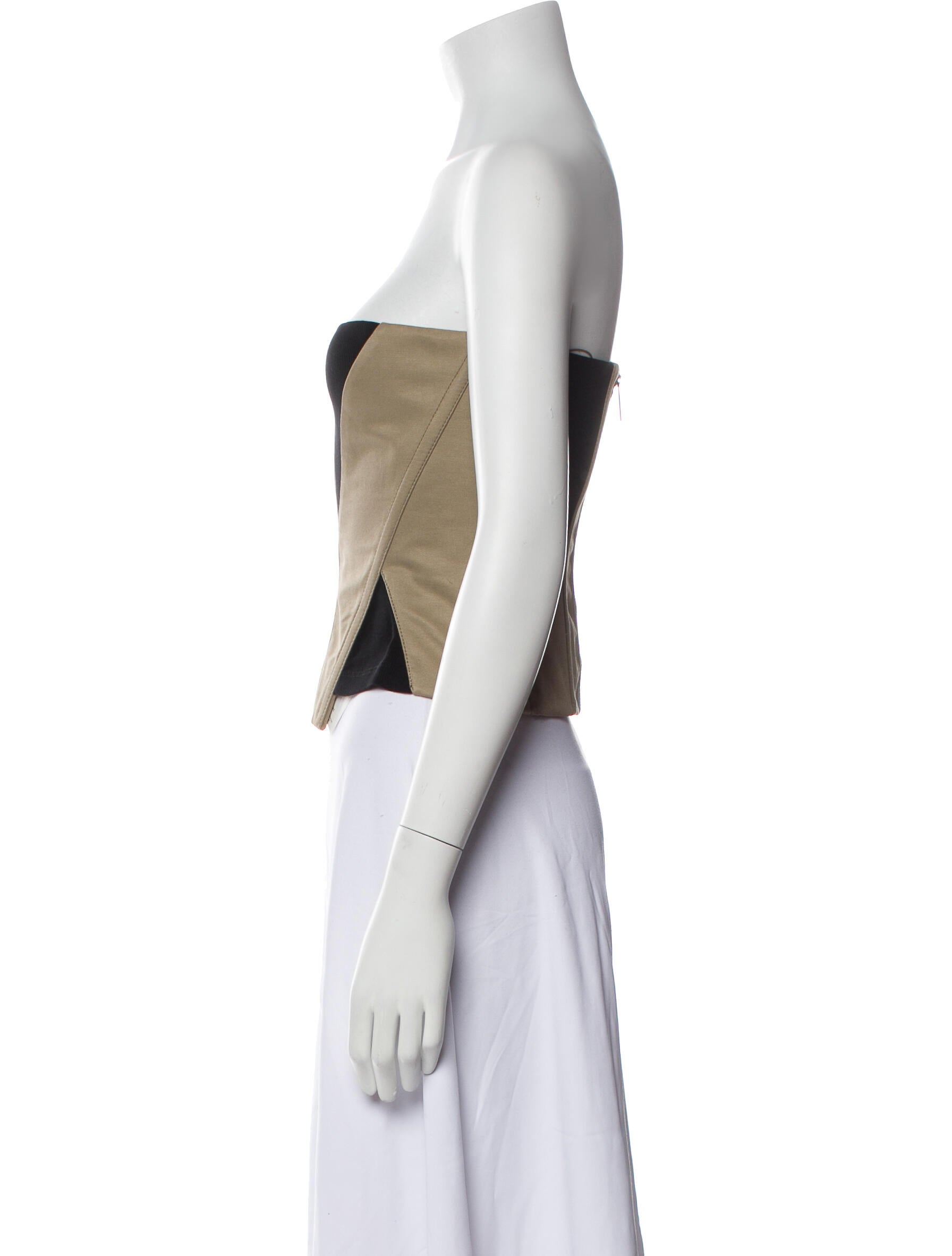 Dion Lee Strapless Crop Top