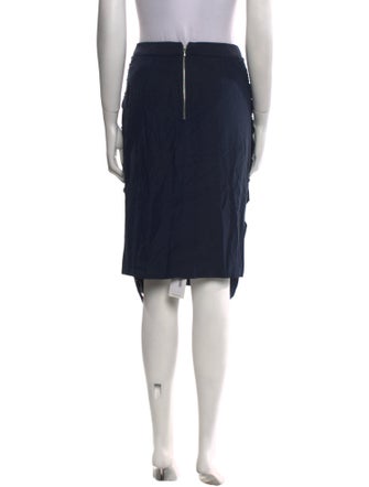Dion Lee Silk Knee-Length Skirt