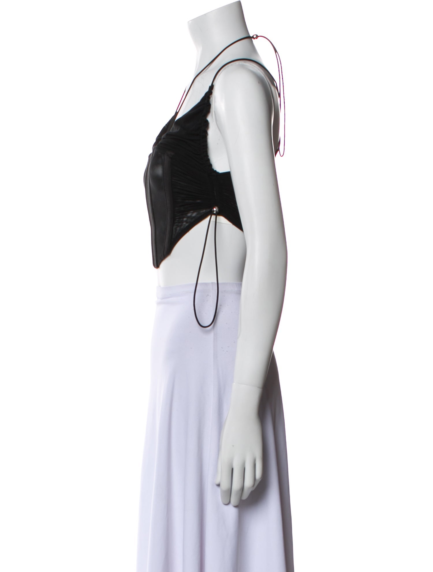 Dion Lee Halterneck Sleeveless Crop Top