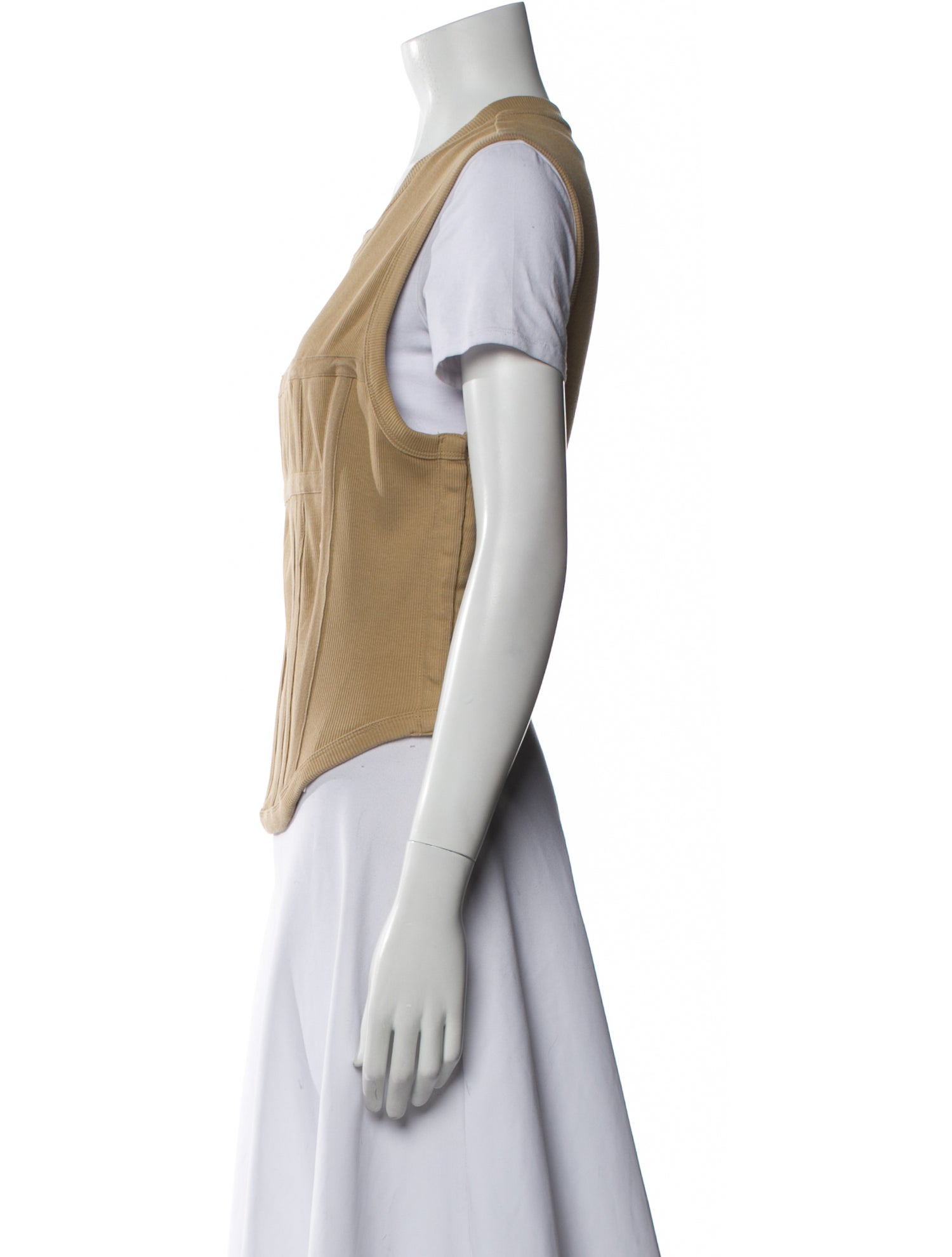 Dion Lee Scoop Neck Short Sleeve T-Shirt