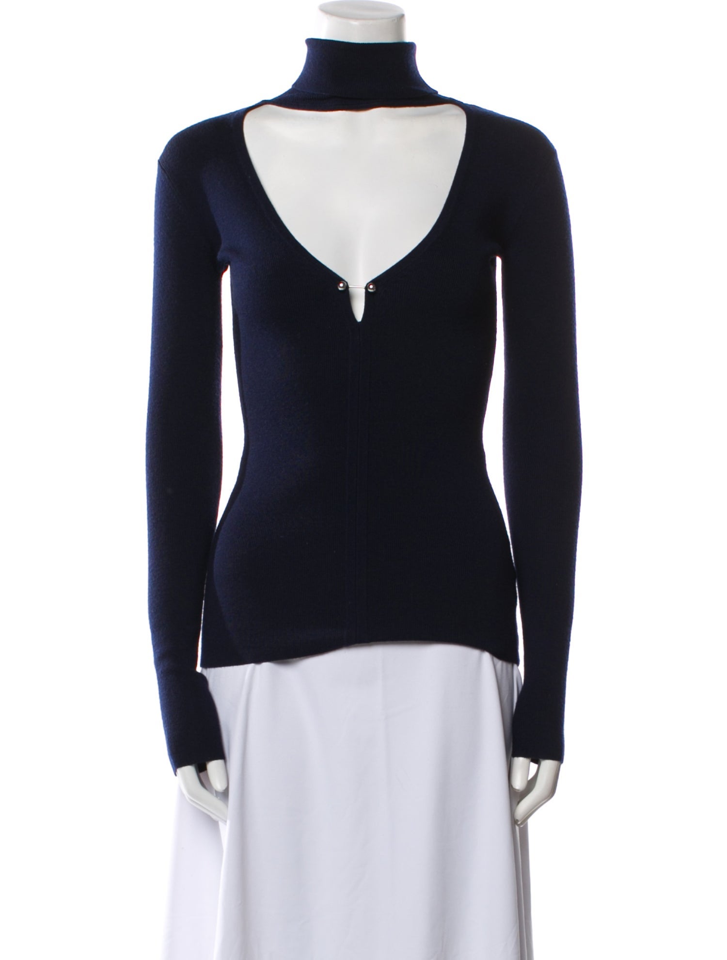 Dion Lee Merino Wool Turtleneck Sweater