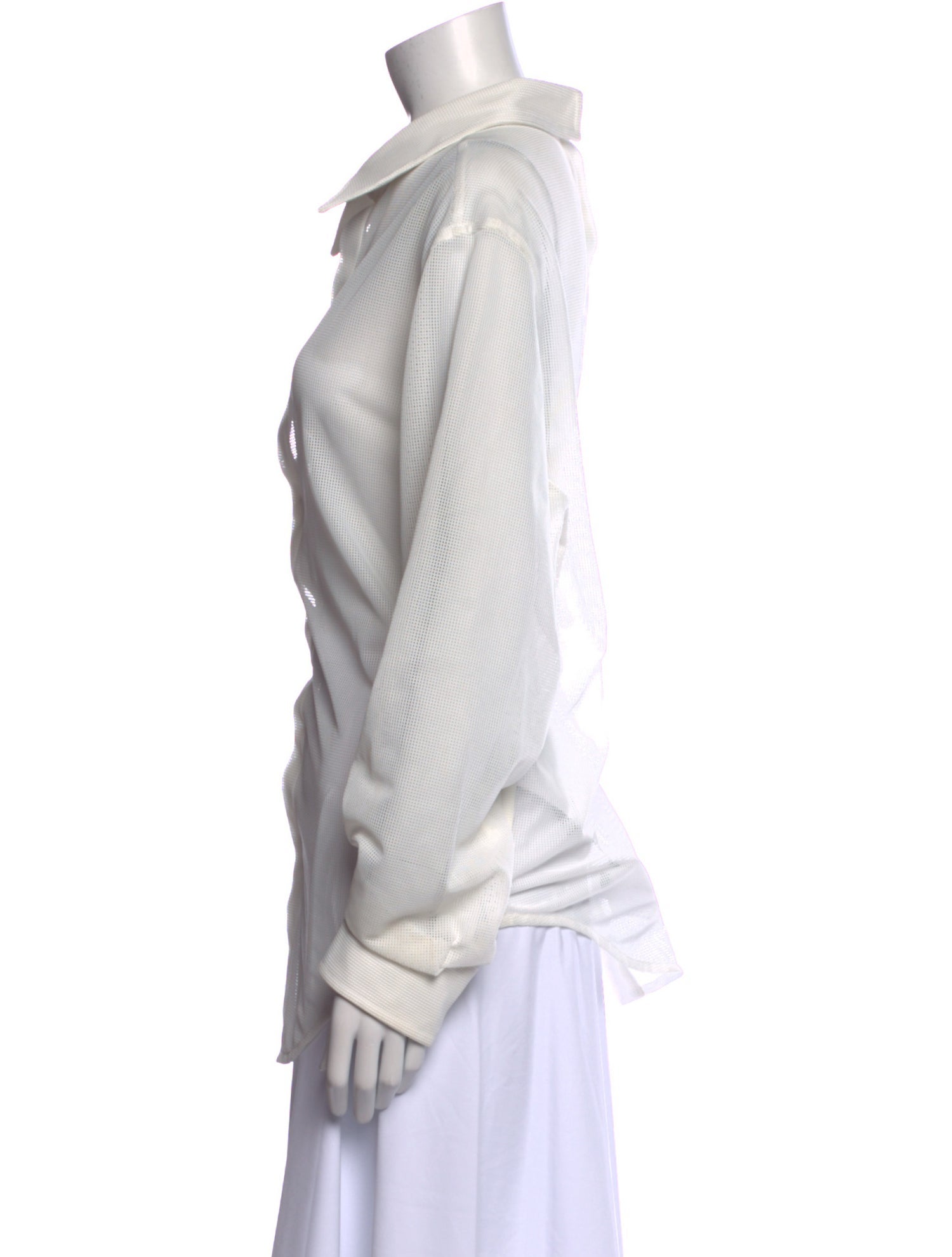 Dion Lee Long Sleeve Button-Up Top