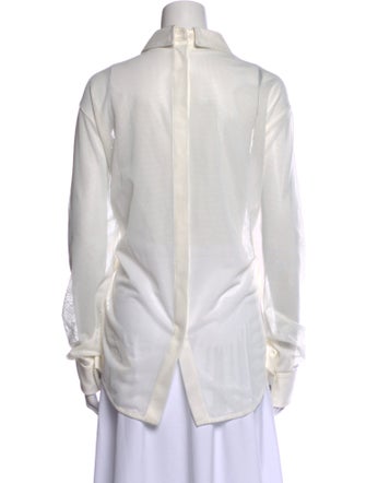 Dion Lee Long Sleeve Button-Up Top