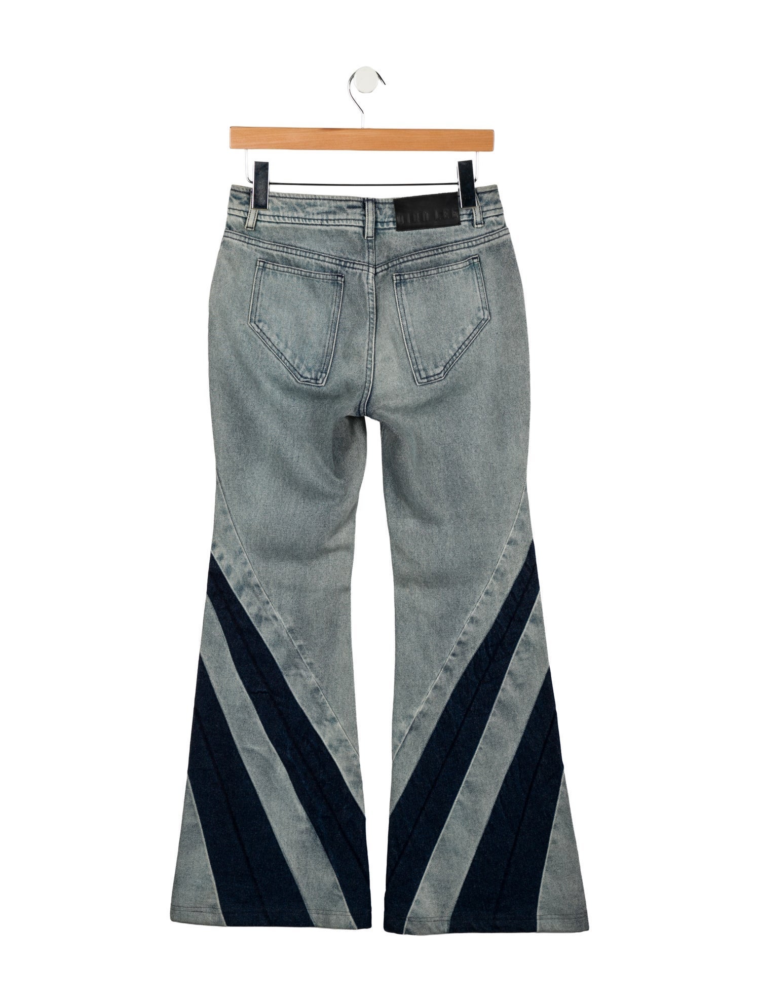 Dion Lee Mid-Rise Wide Leg Jeans