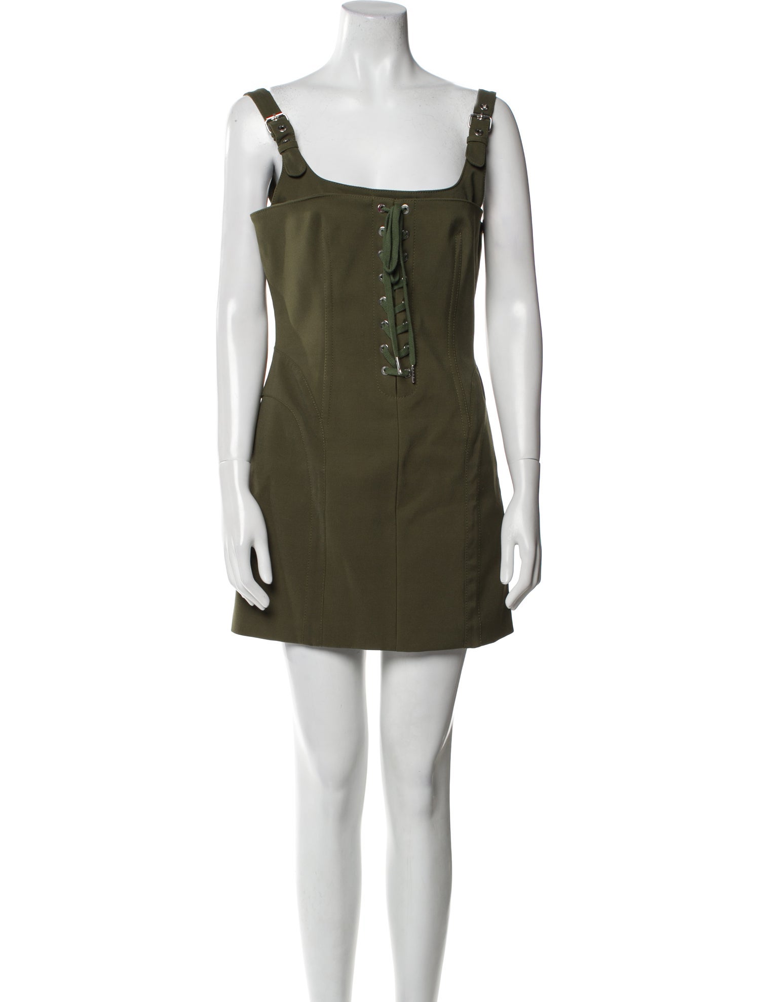 Dion Lee Square Neckline Mini Dress