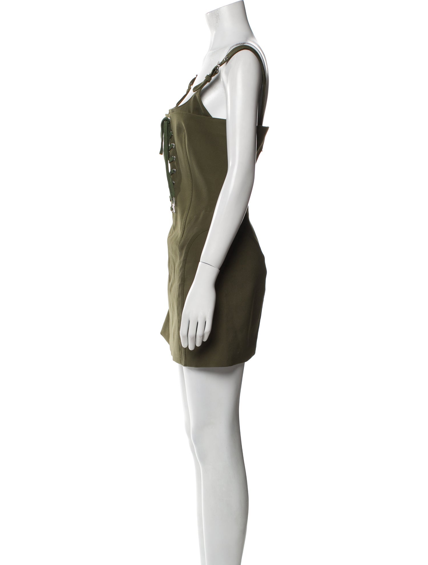 Dion Lee Square Neckline Mini Dress