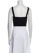 Dion Lee Square Neckline Sleeveless Crop Top