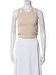 Dion Lee Crew Neck Sleeveless Crop Top