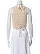 Dion Lee Crew Neck Sleeveless Crop Top